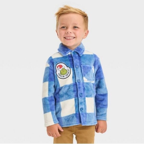 Nwt Baby Boy's The Grinch Printed Jacket, Size 18 months - Picture 4 of 5